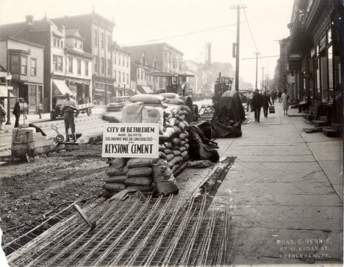 Carousel post from Department of Public Works, Bethlehem PA.