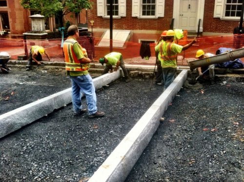 Carousel post from Department of Public Works, Bethlehem PA.