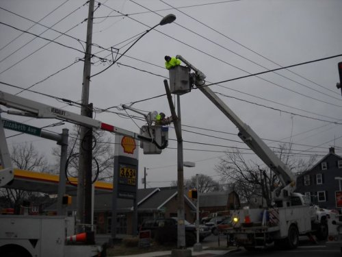 Carousel post from Department of Public Works, Bethlehem PA.