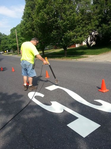 Carousel post from Department of Public Works, Bethlehem PA.