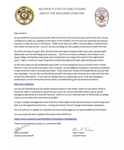 Photo post from Grand County Sheriff's Office - Colorado.