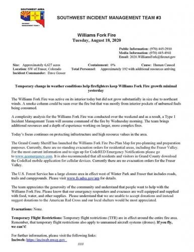 Photo post from Grand County Sheriff's Office - Colorado.