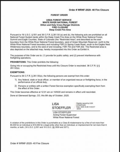 Carousel post from Grand County Sheriff's Office - Colorado.