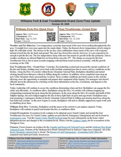 Carousel post from Grand County Sheriff's Office - Colorado.