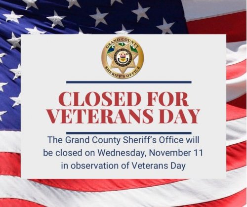 Photo post from Grand County Sheriff's Office - Colorado.