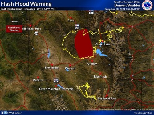 Carousel post from Grand County Sheriff's Office - Colorado.