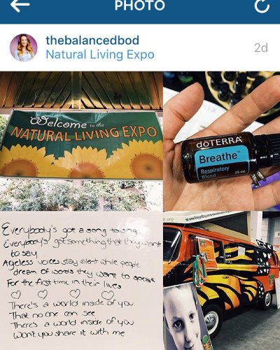 Photo post from naturallivingexpo.