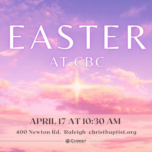 Photo post from christbaptistraleigh.
