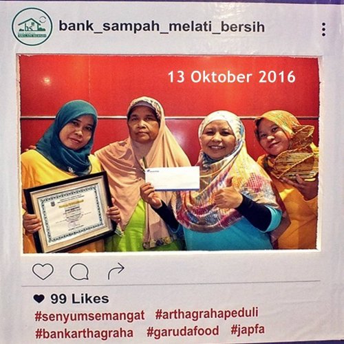Photo post from bank_sampah_melati_bersih.