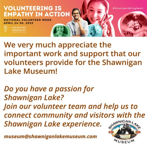 Photo post from shawniganlakemuseum.