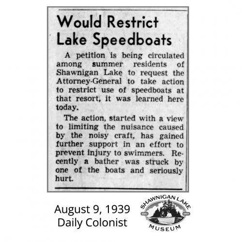 Photo post from shawniganlakemuseum.