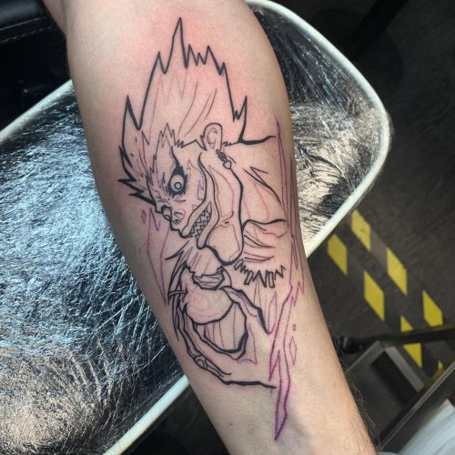 Follow @gamer.ink for more 😉 . RYUK mash up💥😎 by @jackwhitetattoo To  submit your work use the tag #gamerink #deathn… | Geek tattoo, Tattoos,  Unusual tattoo