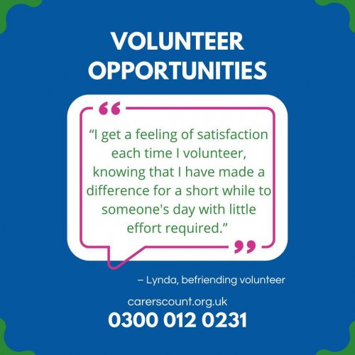 Photo post from carerscountkirklees.