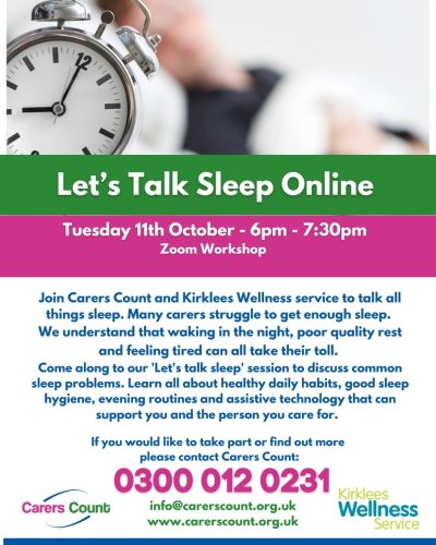Photo post from carerscountkirklees.