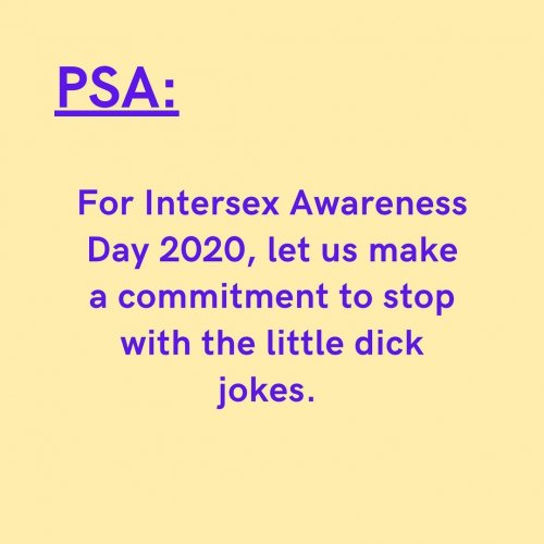 Photo post from intersexjusticeproject.