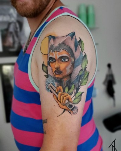 Welcome to My Twisted Mind  Another Ahsoka tattoo 
