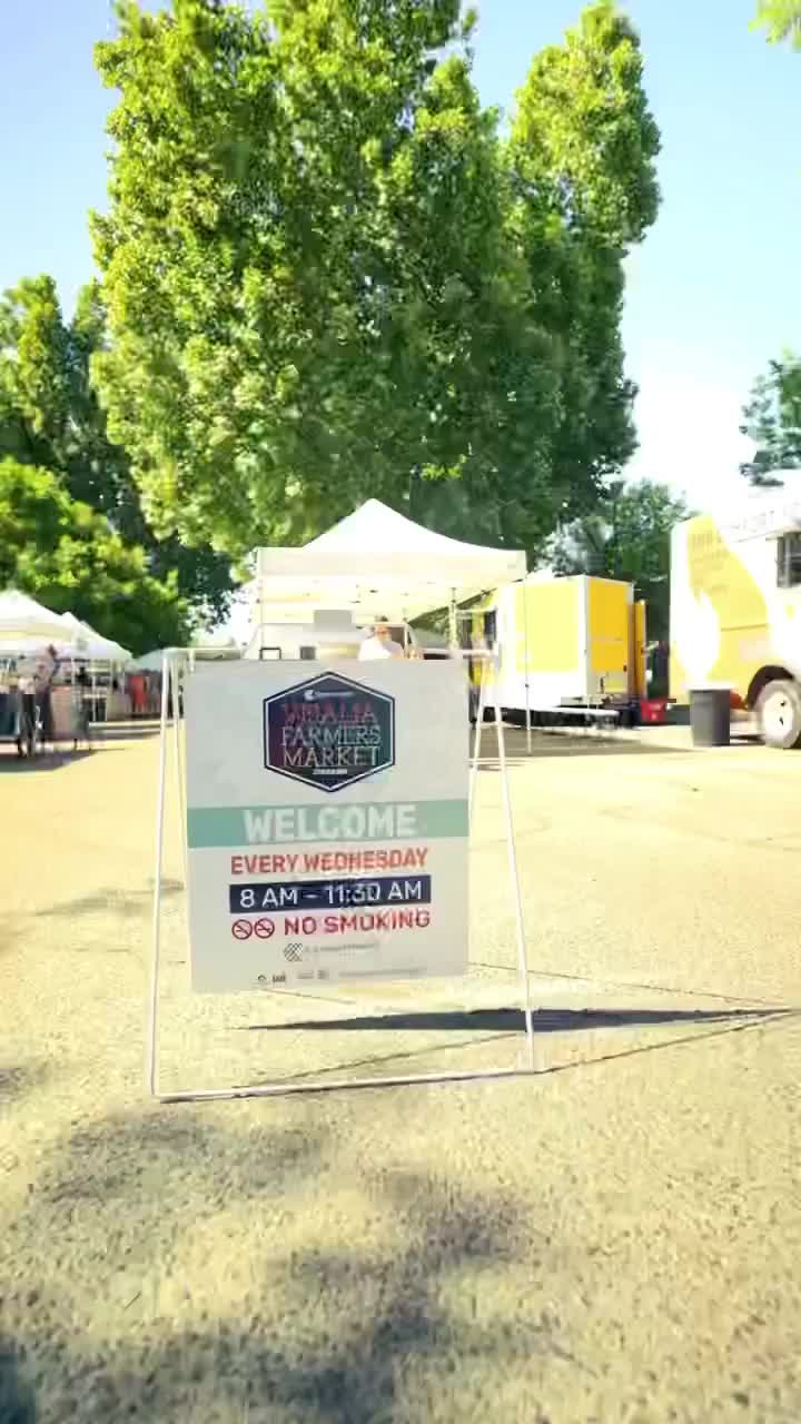 Video post from visaliafarmersmarket.