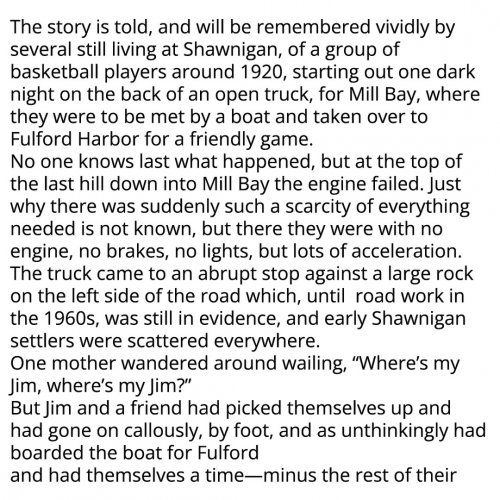 Photo post from shawniganlakemuseum.