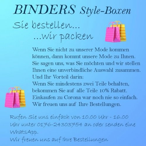 Photo post from modehausbinder.