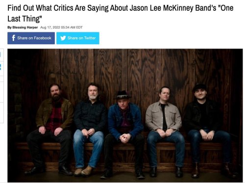 Photo post from jasonleemckinneyband.