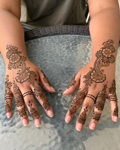 Pin by H on Mehndi | Hand henna, Henna hand tattoo, Henna tattoo