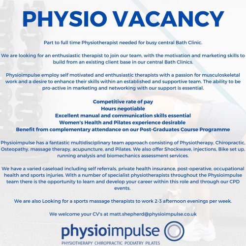 Photo post from myphysiocpd.