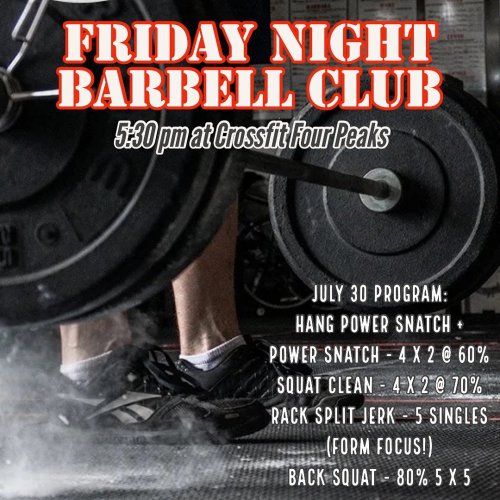 Photo post from crossfitfourpeaks.