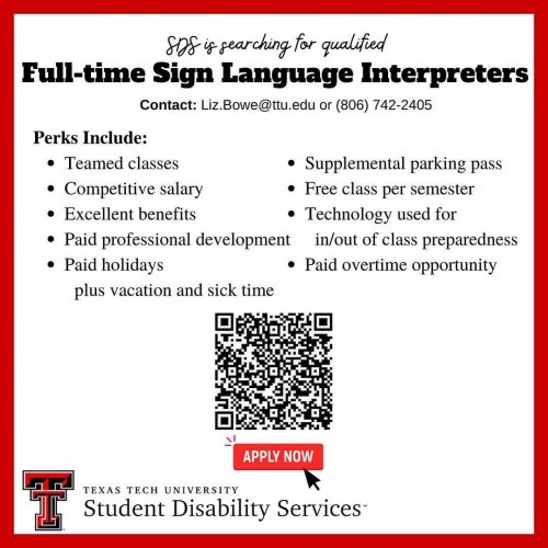 Photo post from ttu_sds.