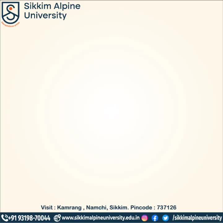 Video post from sikkimalpineuniversity.