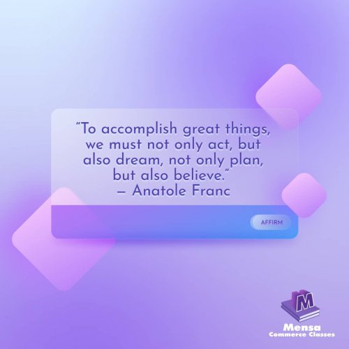 Photo post from mensa_commerce_classes.