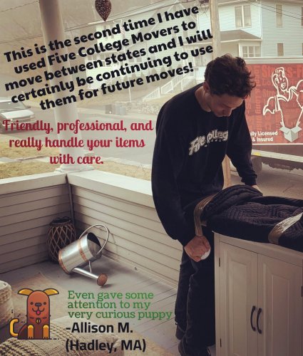 Photo post from fivecollegemovers.