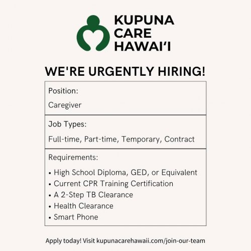 Photo post from kupunacarehawaii.