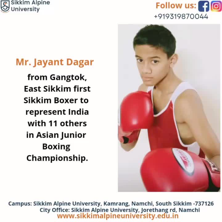 Video post from sikkimalpineuniversity.