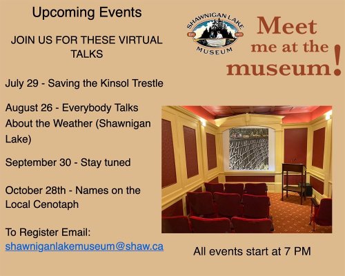 Photo post from shawniganlakemuseum.