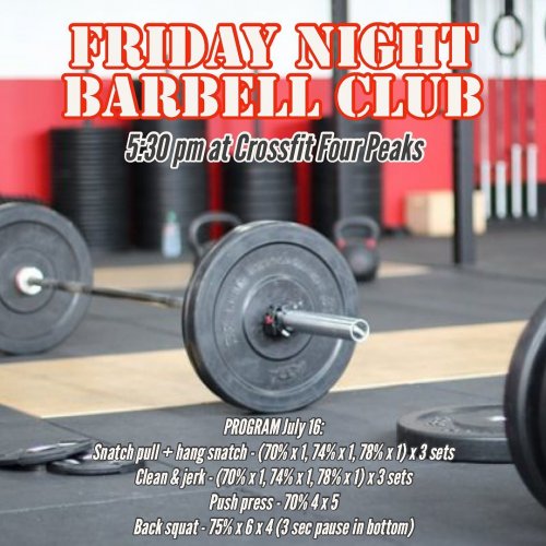 Photo post from crossfitfourpeaks.