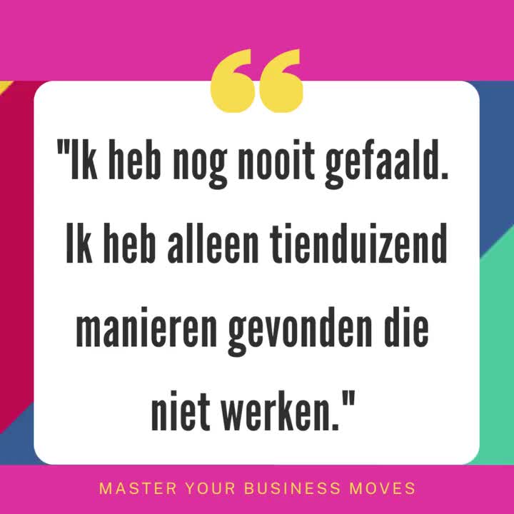 Video post from masteryourbusinessmoves.nl.