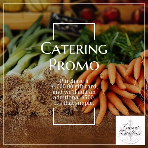 Photo post from famous_creations_catering.