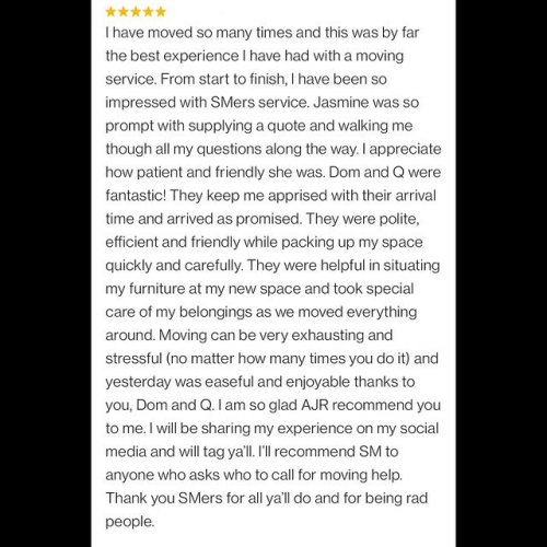 Photo post from smoovemoversllc.