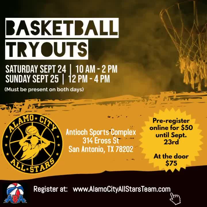 Video post from thealamocityallstars.
