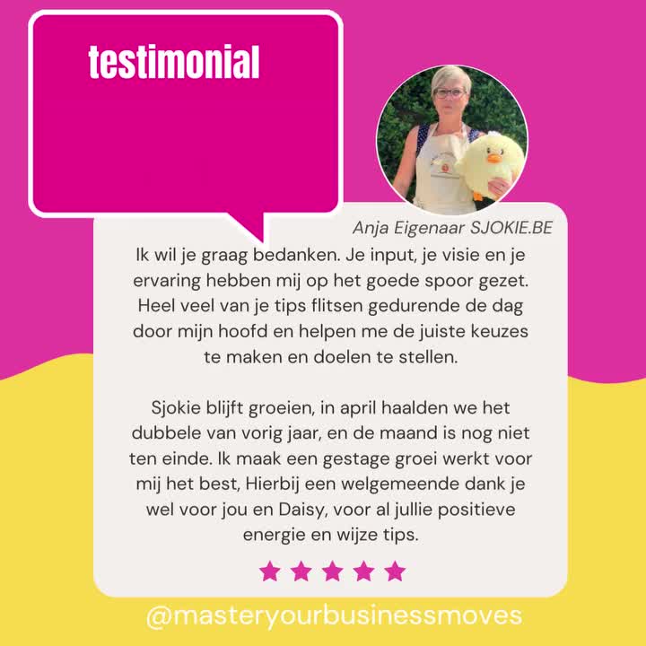 Video post from masteryourbusinessmoves.nl.