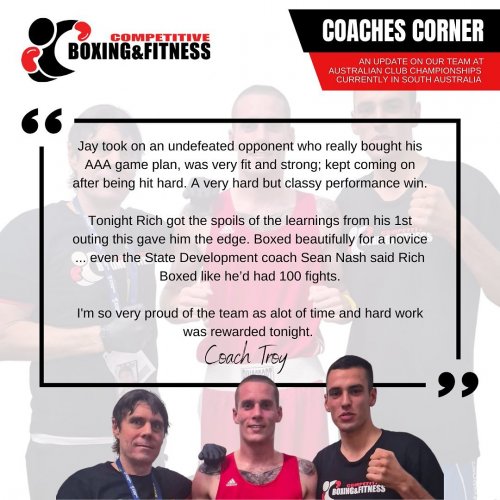 Photo post from competitiveboxinggym.