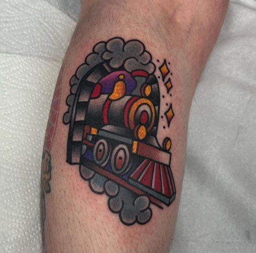 18 Roaring Train Tattoos  Tattoodo