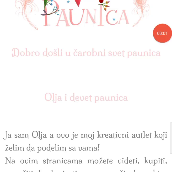 Video post from oljaidevetpaunica.