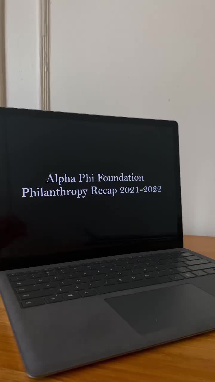Video post from alphaphifoundation.