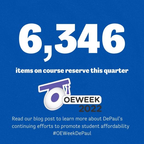 Photo post from depaul_library.