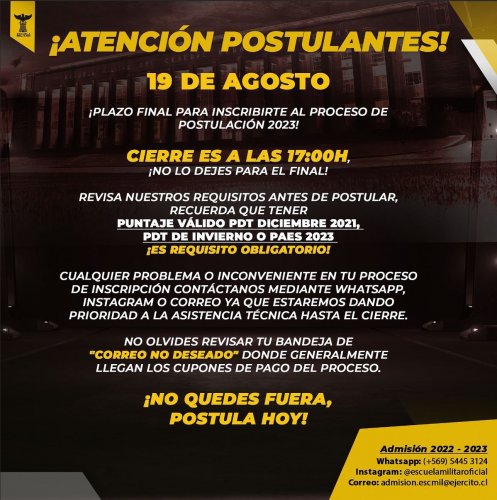 Carousel post from escuelamilitaroficial.