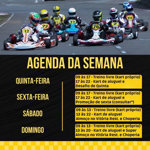 Desconto especial em Corrida de Kart com 20 voltas!