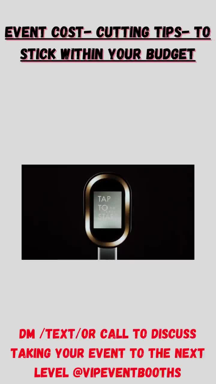 Video post from vipeventbooths.