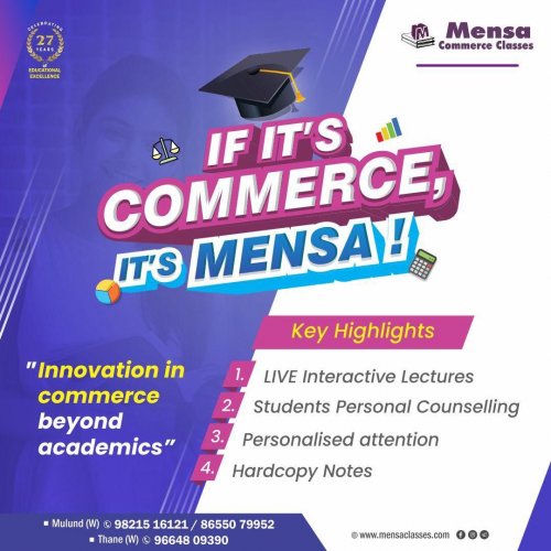 Photo post from mensa_commerce_classes.