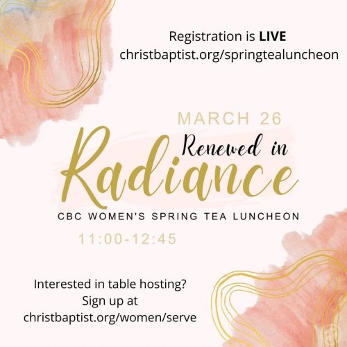 Photo post from christbaptistraleigh.